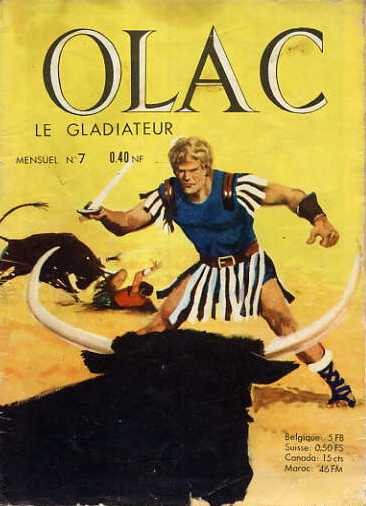 Scan de la Couverture Olac Le Gladiateur n 7